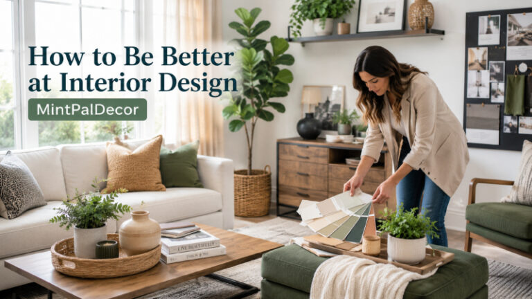 how to be better at interior design mintpaldecor