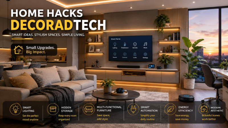 home hacks decoradtech