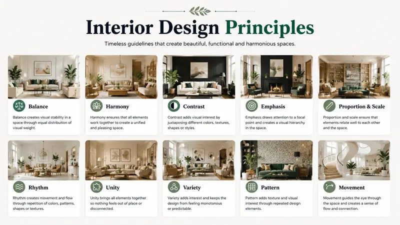 Interior design principles